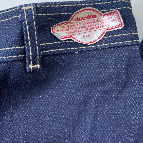 RARE Vintage Dark Denim Chardon Paris high-waisted jeans NWT - Picture 5 of 10
